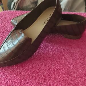 Never Worn JustFab loafers. Size 7